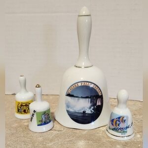Souvenir porcelin bells, 4